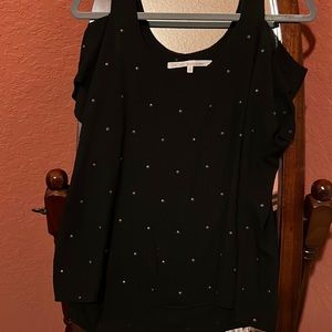 Cold shoulder Rachel Roy top